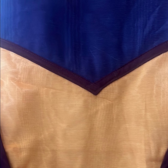 Vintage Moresca Orange and Burgundy Lace-Up lace up renaissance bodice M 1990s - Picture 5 of 9